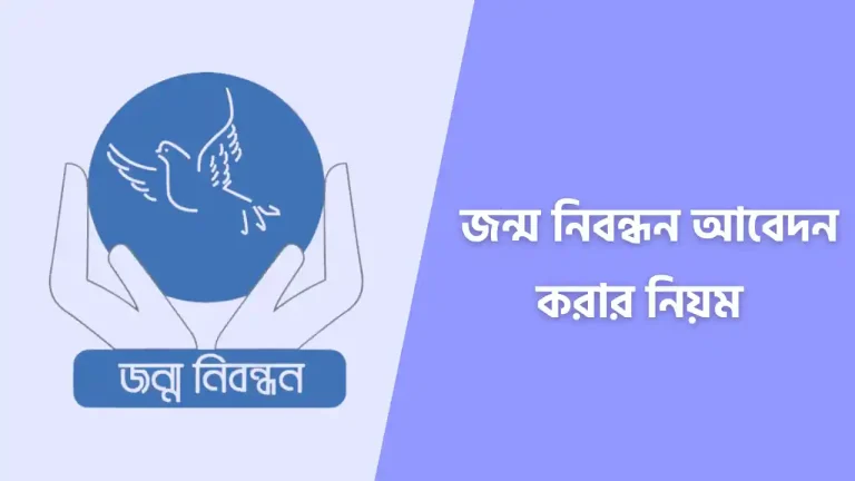নতুন জন্ম নিবন্ধন আবেদন
