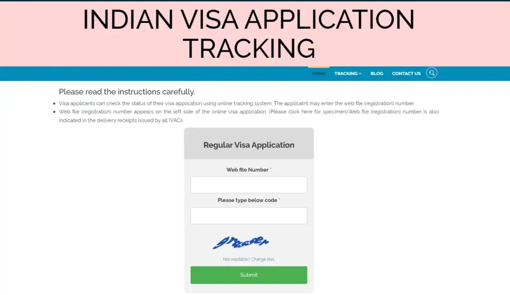 ইন্ডিয়ান ভিসা চেক