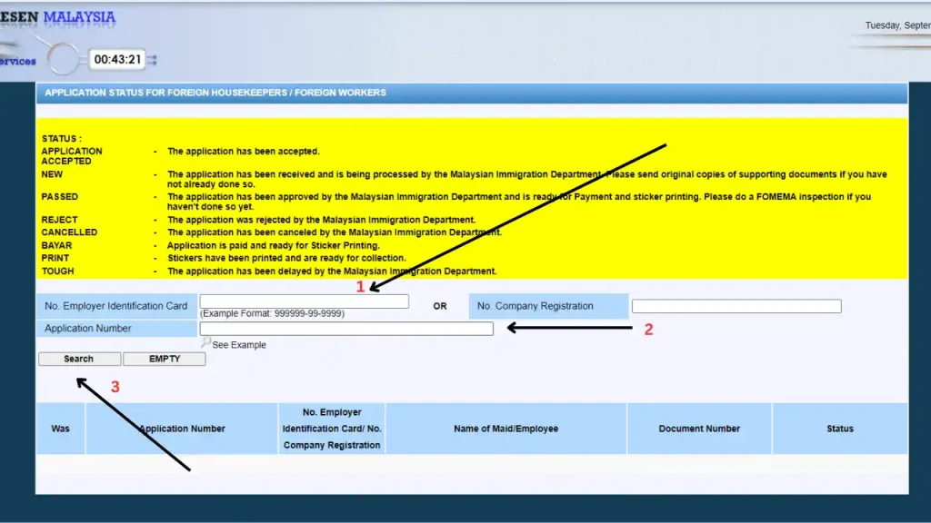 মালয়েশিয়া ভিসা চেক